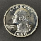 1960 Proof Washington Quarter 90% Silver