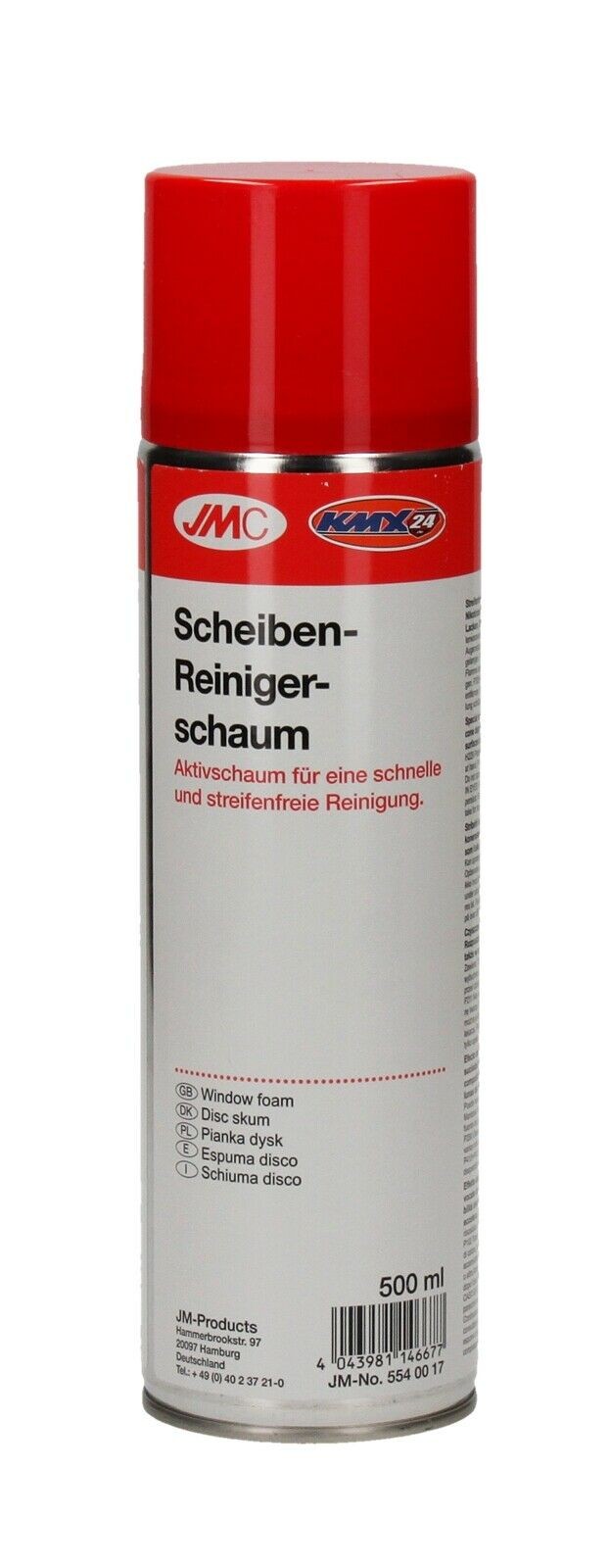 JMC Windshield Cleaner Foam Glass Cleaner 500ml Spray Bottle