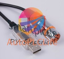 USB to DMX Interface Adapter Cable Stage Light PC DMX512 Dimmer DMX 1.8M