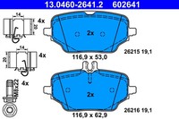 Bremsscheiben-BremsbeläGe-Kit ATE 13.0460-2641.2 MERCEDES-BENZ 000 420 42 02