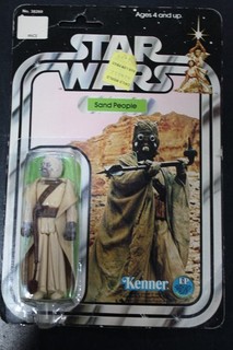 Star Wars 1977 Vintage 12 back Sand People/ Tusken Raider MOC carded