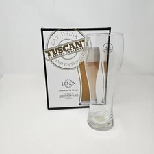 Lenox Tuscany Craft Beer Set 4 Collection Classics 22oz Beer Glass