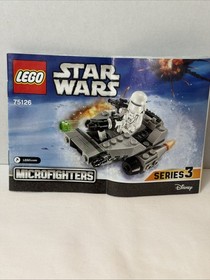 LEGO Star Wars Set #75126 - First Order Snowspeeder Microfighter - 100% Complete