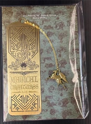 RARE Harry Potter Wizarding Trunk Hogwarts Magical Creatures PROMO Bookmark New!