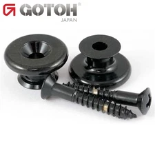 NEW Gotoh EP-B3 End Pins Oversized Strap Button for Guitar & Bass - BLACK