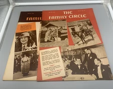 Vintage Lot Of (2) 1936 The Family Circle Magazines
