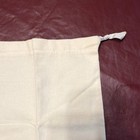 Jimmy Choo Cream Cotton Drawstring Shoe Dust Bag Pouch, Made in Italy — photo 7