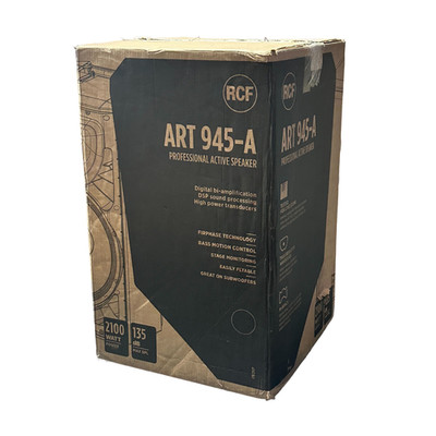 RCF ART-945A Powered Speaker 15'' 2100W 2-Way Active Monitor w/4'' NeoD HF ART945A