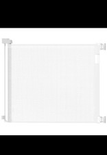 Veraste Retractable Baby Dog Gate for Doorways and Stairs, WHITE, 33.6"x55"