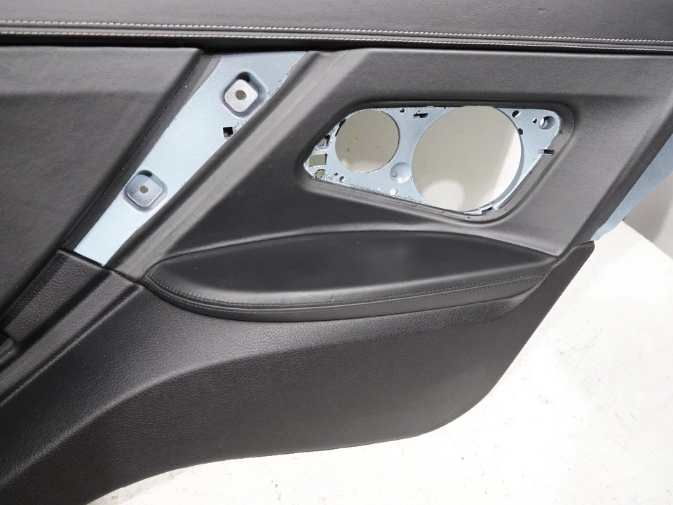 12-18 BMW 650I 640I F13 Rear Right Door Panel Cover Black W/ Stitching OEM 95K - Image 4 of 4