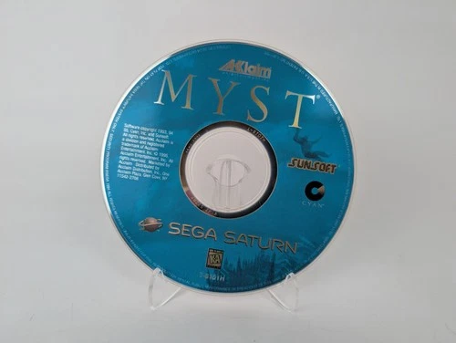 Myst (Sega Saturn, 1995) DISC ONLY Sunsoft Acclaim TESTED & WORKS