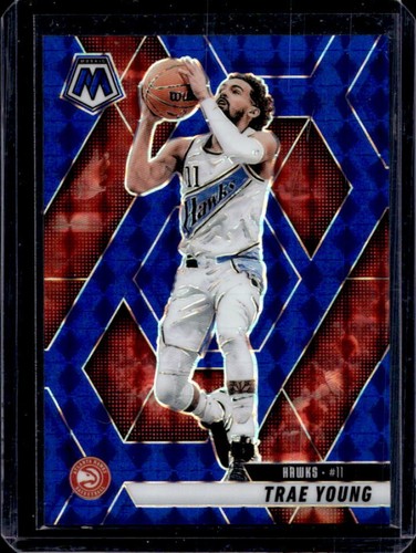 2024-25 Mosaic Trae Young Blue #156/199 Hawks