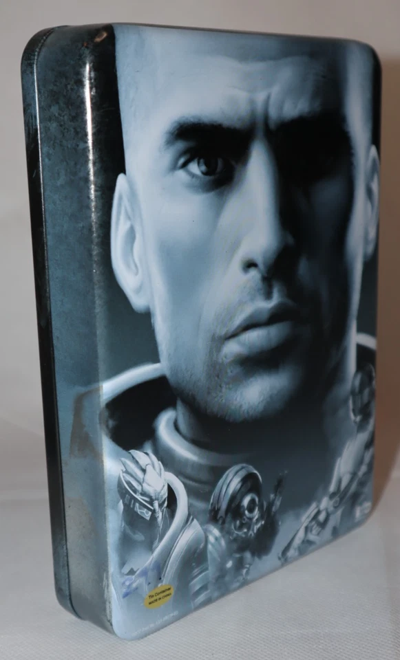 MASS EFFECT EDICIÓN LIMITADA COLECCIONISTA (Xbox 360, 2007) MANUALES DE HOJALATA DISCO EXTRA Foto 3 de 4