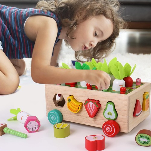 SHIERDU Montessori Toys for 1 and 2 Year Old, Multifunctional Orchard Toy... - Picture 3 of 7