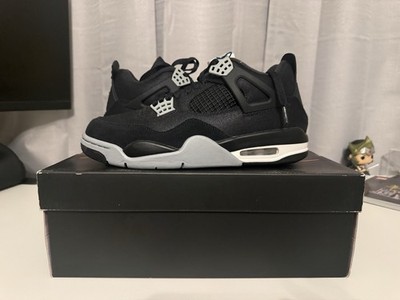 Jordan 4 Black Canvas Size 8 Brand New
