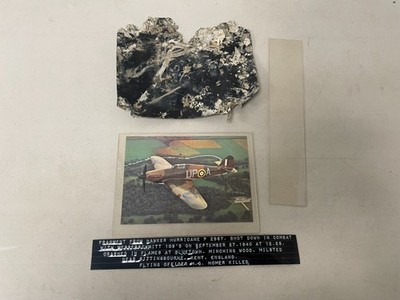 Authentic Piece FromUS29 Aviation Plane Transportation Airplane Hawker Hurricane