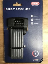 ABUS Bordo Lite Mini 6055C, Folding Lock, Combination, 60cm
