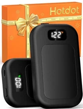 Hand Warmers Rechargeable with Gift Box, LED Display Battery and Tempe...