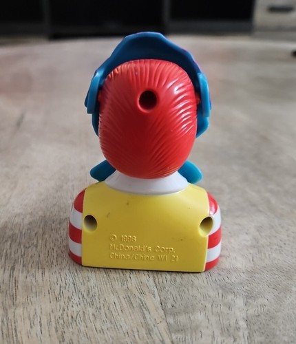 Ronald McDonald with Scarecrow Mask Halloween Happy Meal 1998 Candy Dispenser - Picture 3 of 5