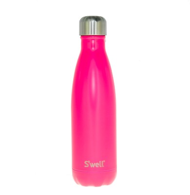 Slant Collection 17oz Stainless Steel Water Bottle Hot Pink