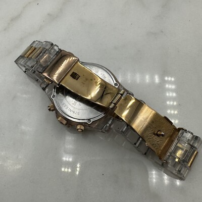 Michael Kors Women Chrono Watch Rose Gold Clear Rhinestone Michael Kors Women Chrono Watch Rose Gold Clear Rhinestone