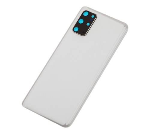 Back Cover Glass With Camera Lens Compatible For Samsung Galaxy S20 Plus (White) - Picture 2 of 3