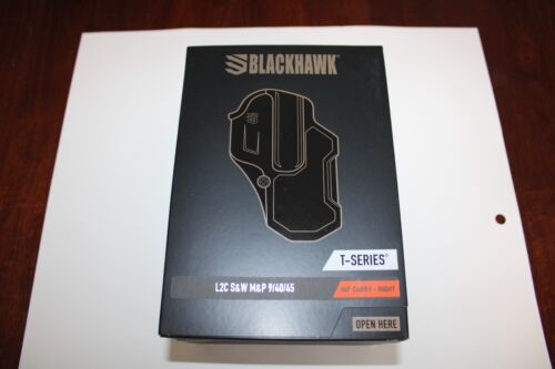 Blackhawk T-Series Holster L2C S&W M&P 9/40/45 & Taurus 24/7 Pro RH - 410757BKR