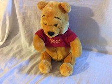 Disney Winnie The Pooh Stuffed Bear 16  Medium Plush Classic Look Mouseketoys 