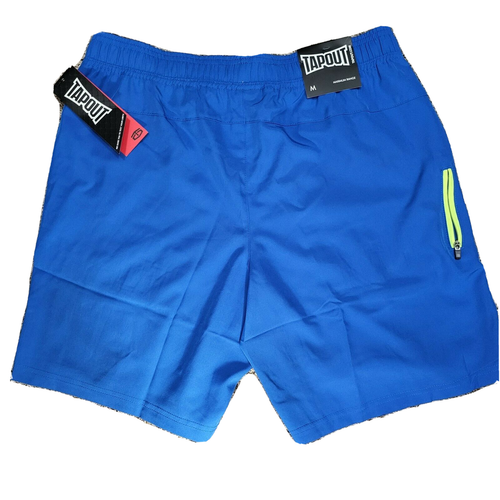 Tapout Mens Ring Blue Training Gym Run Active Shorts 8” Inseam - Size M TPM523C - Picture 3 of 5
