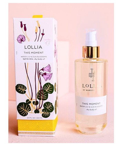 Lollia This Moment Dry Body Oil Water Lily & Sun Blossoms