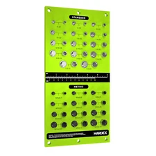 Nut & Bolt Thread Checker - Bolt Size and Thread Gauge, Bolt Gauge Sizing Tool