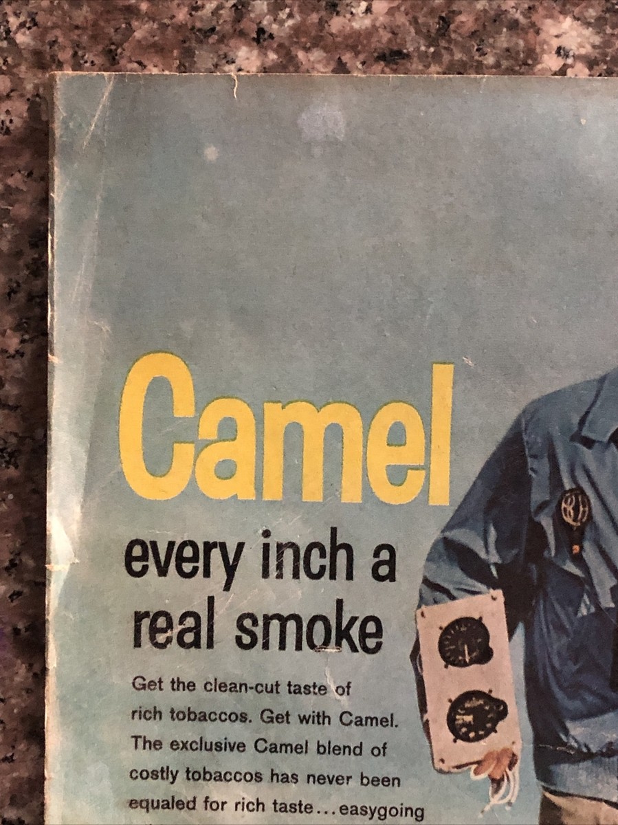1963 Camel Cigarettes PRINT AD Russell Youngblood USA Balloon Club VTG 1960s