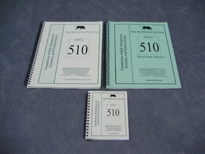 CPCU 510 BURNHAM SYSTEMS BASIC & BONUS STUDY MATERIAL GUIDE + BASIC POCKET GUIDE