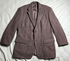 Cricketeer Jacket Brown 100 Lambs Wool Blazer 42