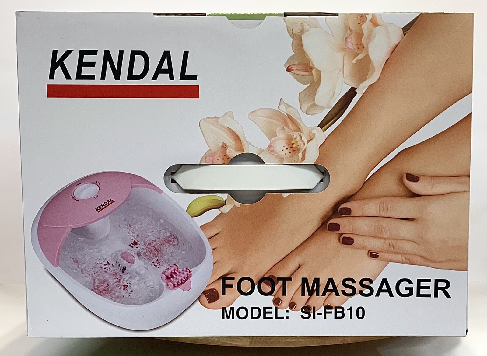 Kendal SI-FB10 All In One Foot Spa Bubble Bath Massager With Heat & Vibration