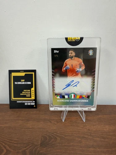 Topps Platinum Mourinho Curated Euro 2024 Gianluigi Donnarumma Rainbow Auto /5