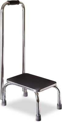 Step Stool with Handle Non Skid Platform, Lightweight Sturdy Stool for Seniors