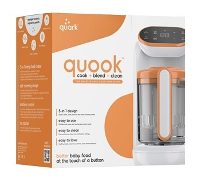 Quook 5-In-1 Baby Food Maker Processor Blender Bottle Warmer