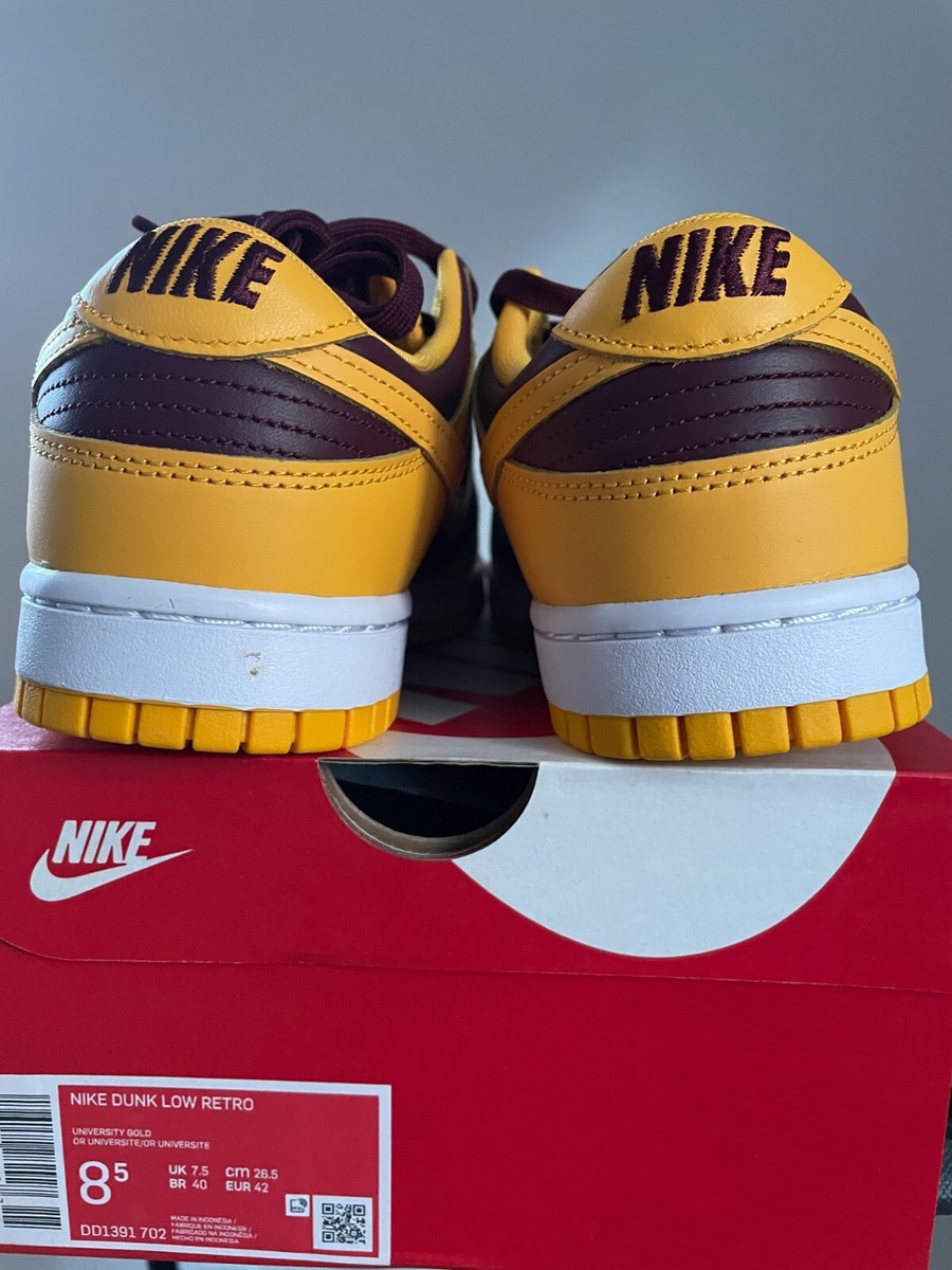 Nike Dunk Low Arizona State ASU Size 8.5 DD1391-702 NEW