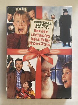 Christmas Classics Collection (DVD, 4 Movies) Home Alone A Christmas Carol+