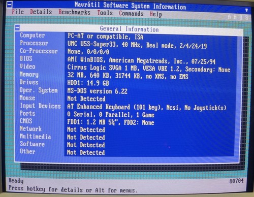 486 Hising Tech Enterprises + UMC Green CPU U5S-SUPER40 + 32MB Ram - 第 11/12 張圖片