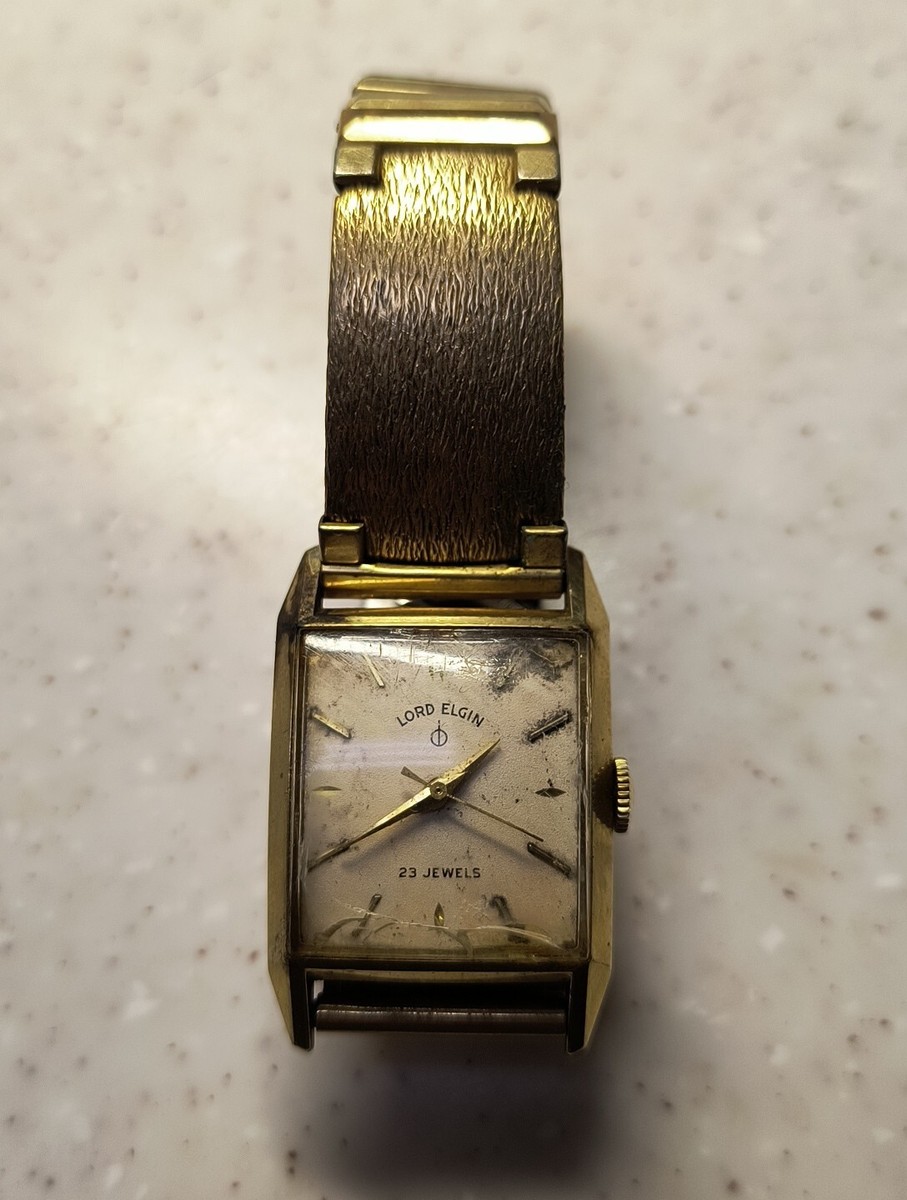 Lord Elgin 14K Gold Filled Square Tank Style Watch | eBay Lord Elgin 14K Gold Filled Square Tank Style Watch | eBay