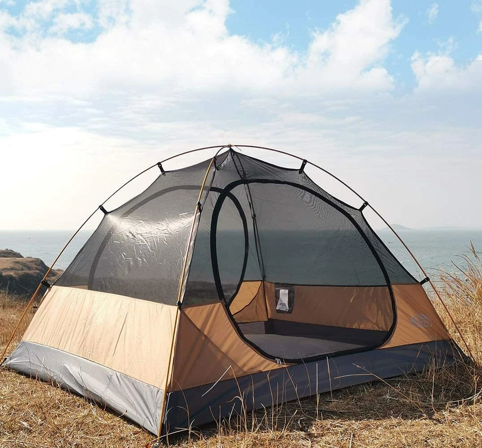 Camppal 2-3 Personas Cuatro Estaciones Independiente Mochilero Montaña Tienda - MT066 Foto 4 de 4