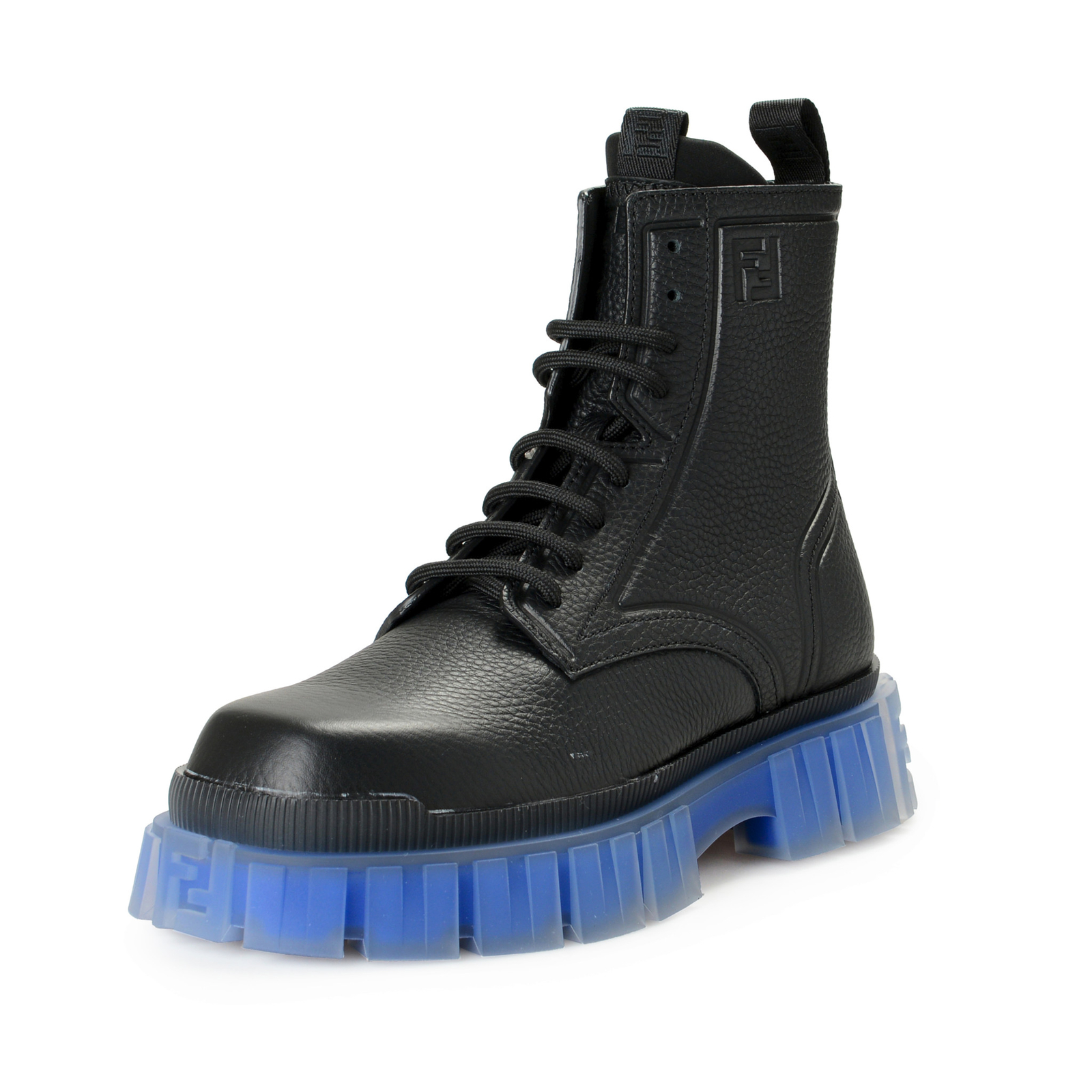 Мужские армейские ботинки Fendi 7U1485 Ahh0 F08M4 черного цвета из 100 кожи 189590₽