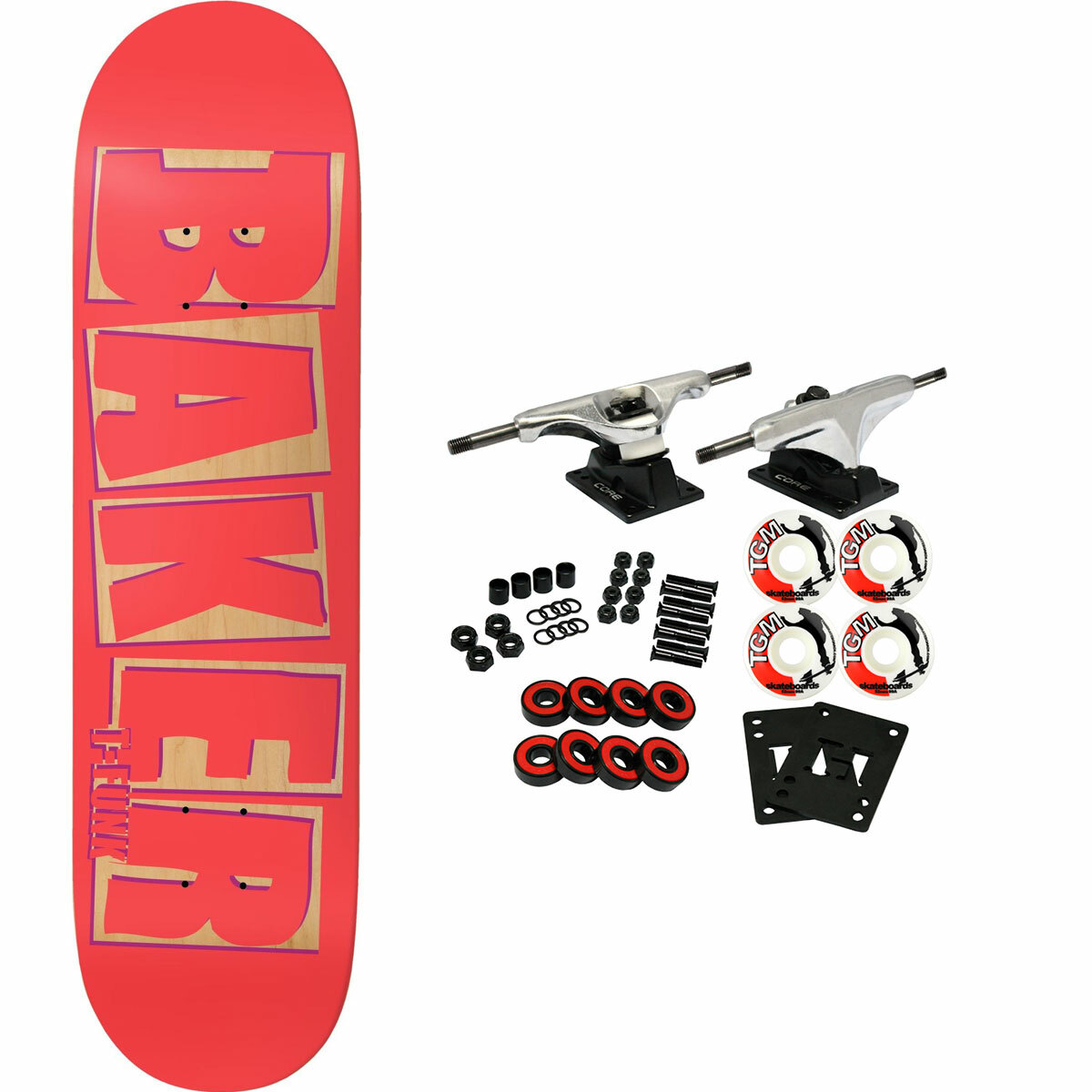 Baker Patineta Completa T-Funk Punch Out Logo 8.38 Baker Patineta Completa T-Funk Punch Out Logo 8.38 envio rapido a ti