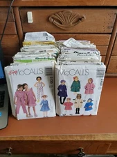 Lot of 42 Patterns ALL CUT Women's Children's McCall's, Simplicity Vintage 1980s