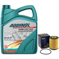 MotoröL Set 5W-40 Addinol 4 Liter + ÖLfilter SH 427 P FüR Audi Seat VW Passat