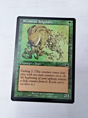 MTG Skyshroud Ridgeback Nemesis 120/143 Regular Common - Some Edge Wear - Pics