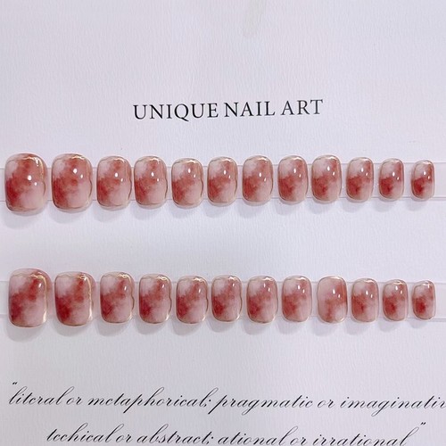 Selbstklebende Kunstnägel Kit Press On Nails fertig zum Aufkleben Maniküre 24 st - Bild 3 von 4
