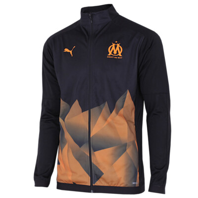 PUMA Herren Jacke Olympique de Marseille Stadium Jacke Fußball Trainingsjacke